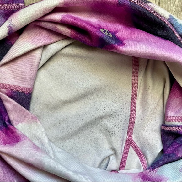 Lululemon High Times Pant watercolor paint blooming pixel tie dye pink purple - Picture 10 of 16